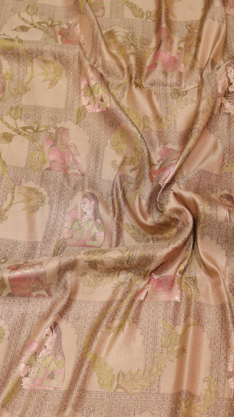 Pure Mulberry Silk Saree with Handloom Dampach Weave