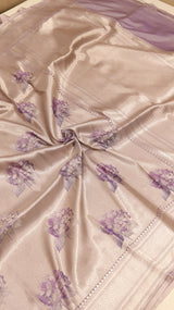 Pure Mulberry Silk Saree with Handloom Dampach Weave