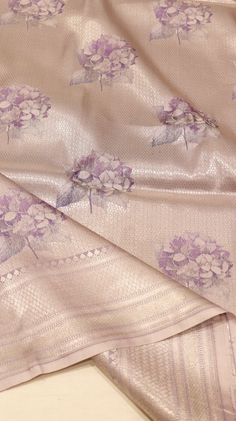 Pure Mulberry Silk Saree with Handloom Dampach Weave