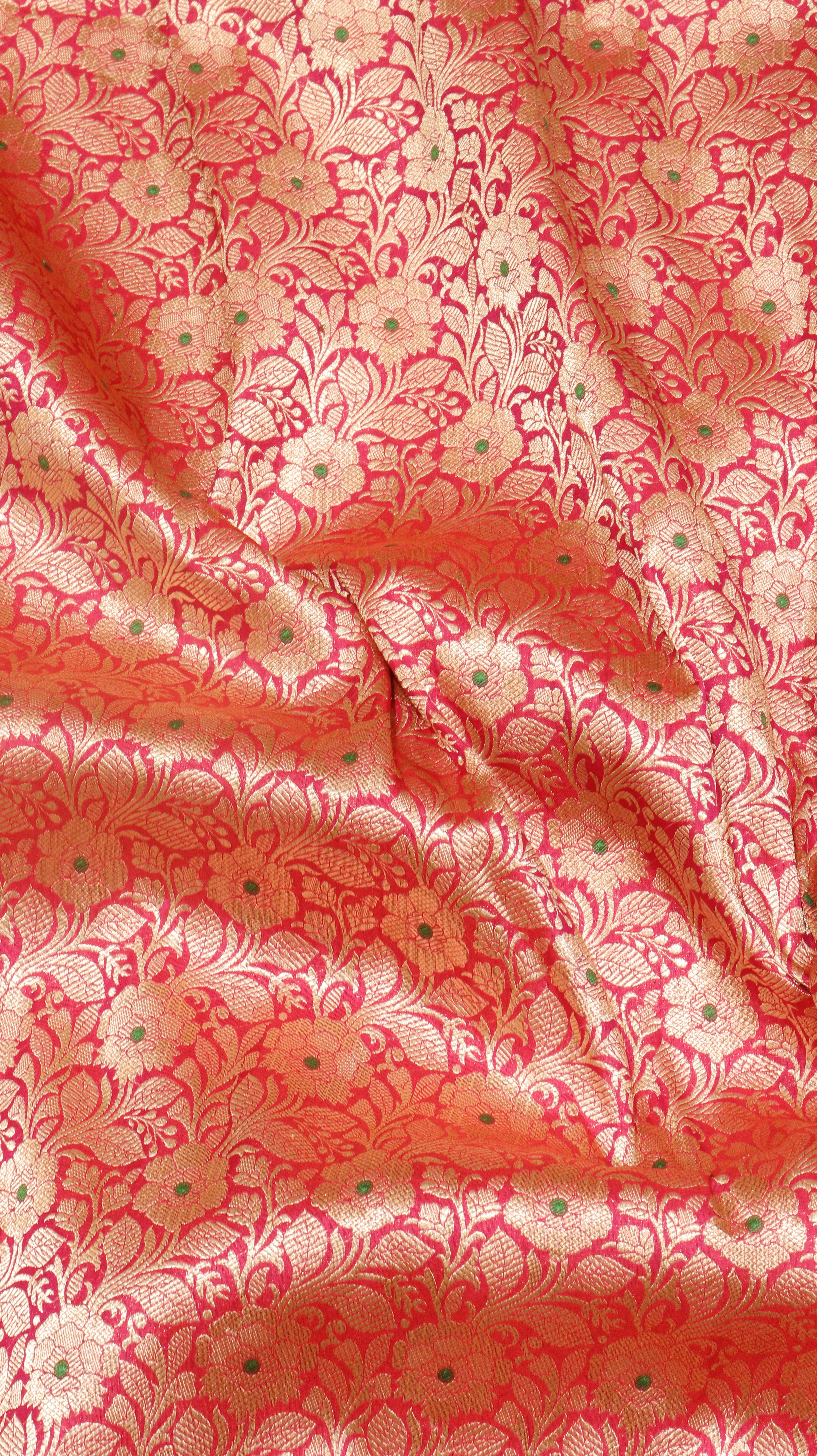 Pink Pure Katan Silk Handloom Brocade Saree