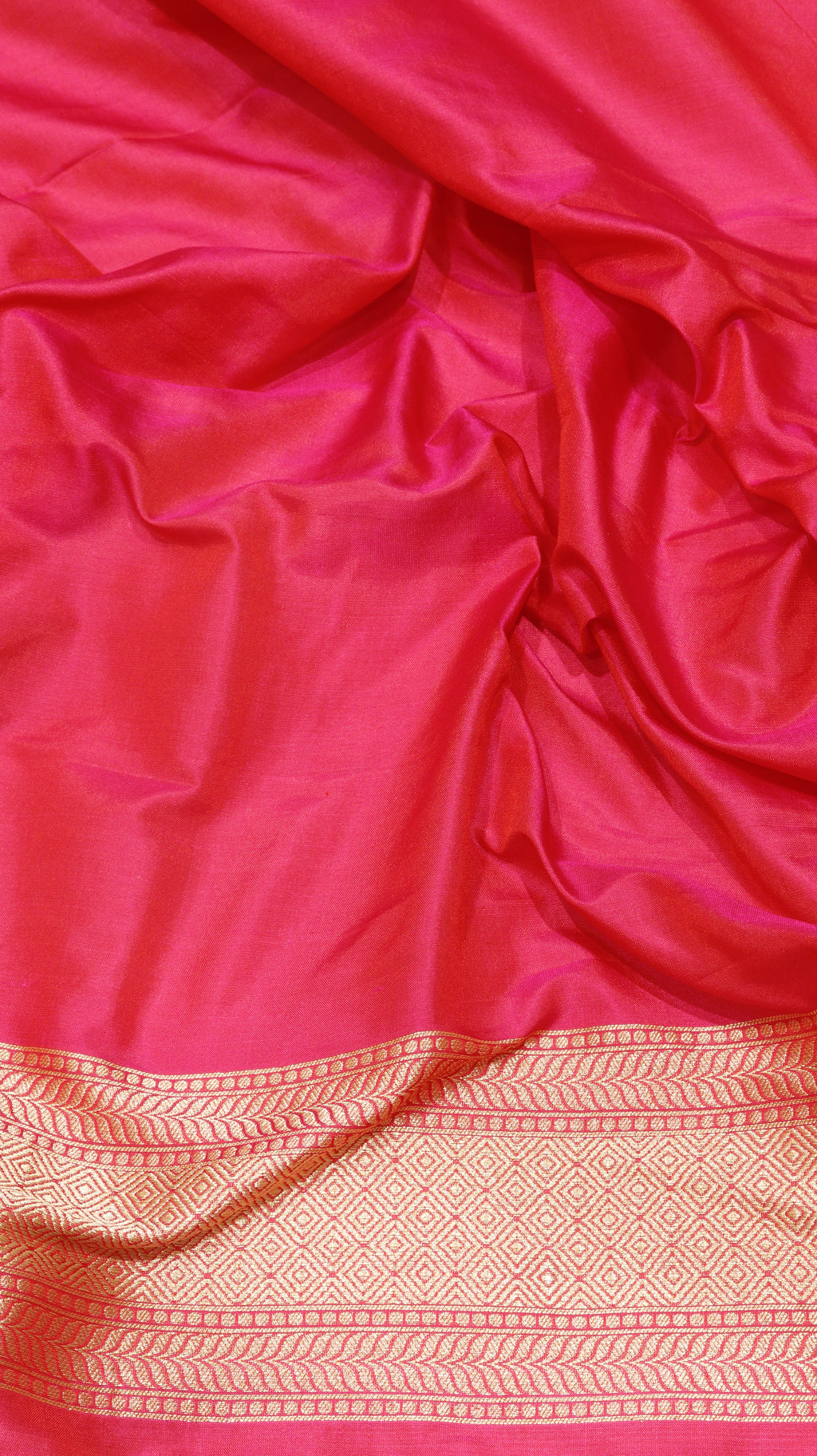 Pink Pure Katan Silk Handloom Brocade Saree
