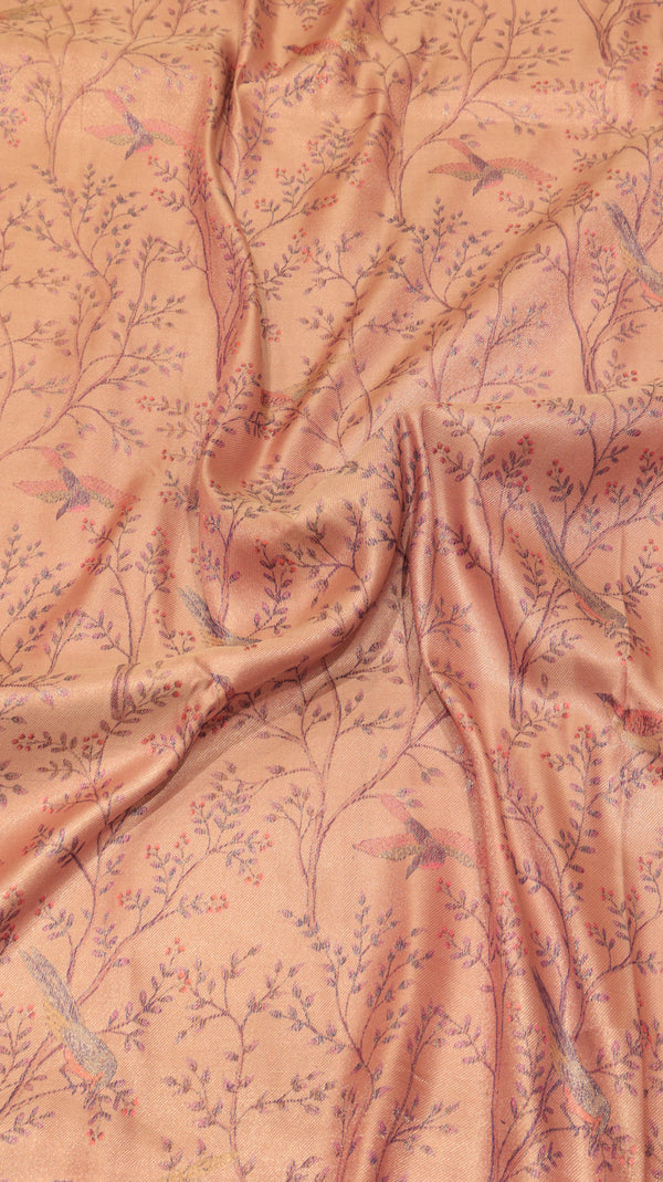 Pure Mulberry Silk Saree with Handloom Dampach Weave