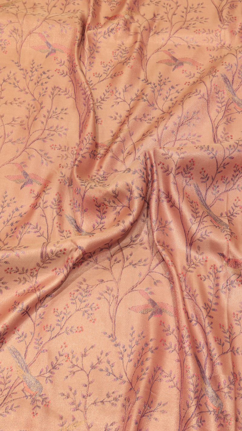 Pure Mulberry Silk Saree with Handloom Dampach Weave