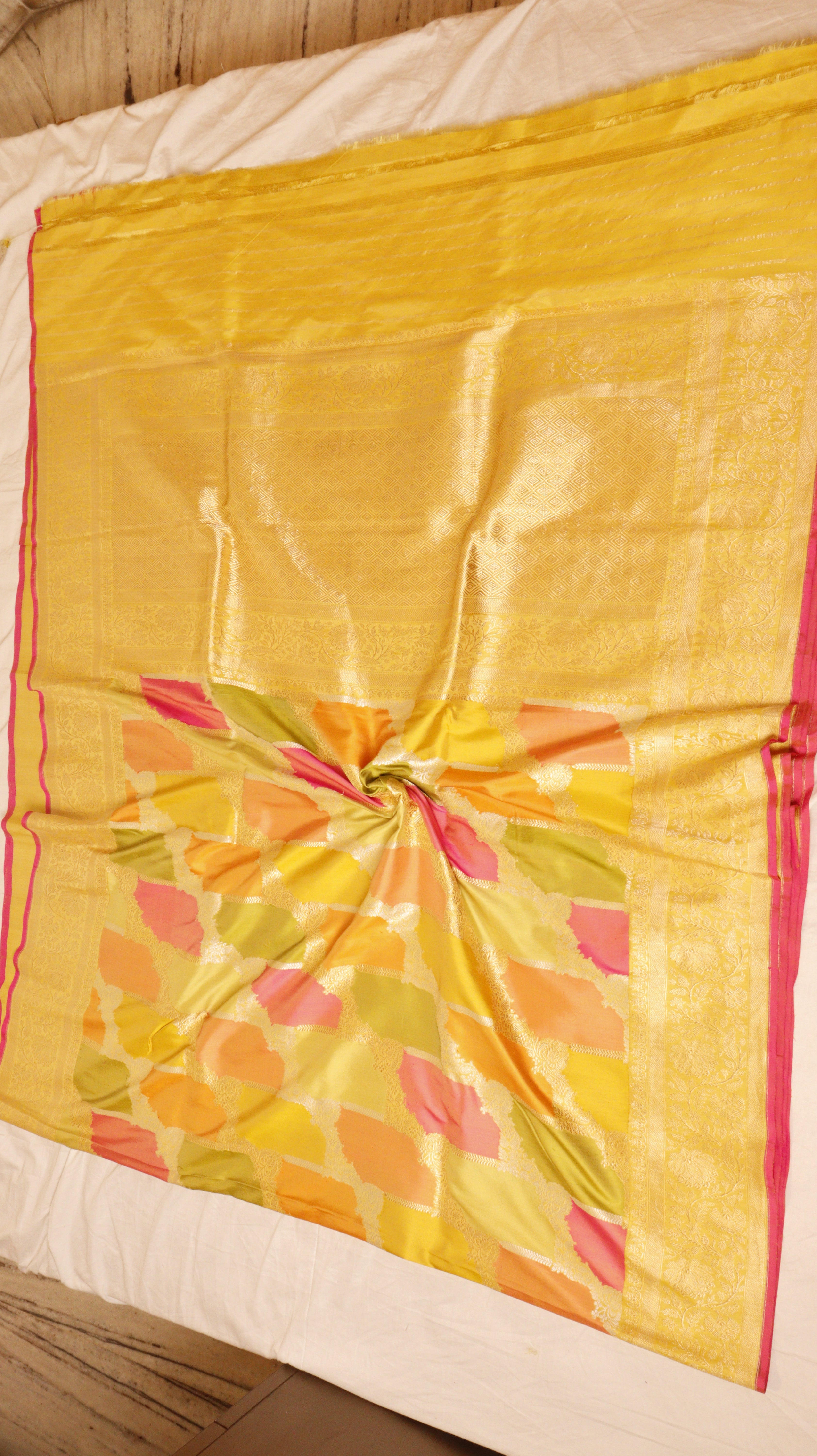 Rangkaat Pure Katan Silk Handloom Saree
