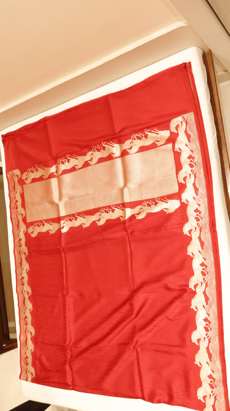 Banarasi Brocade King Khawab Pure Katan Saree