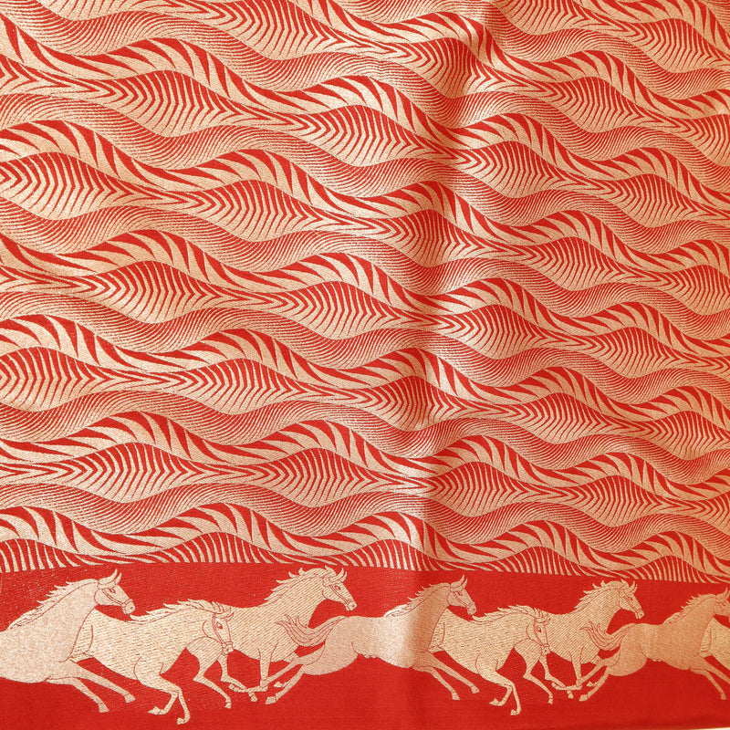 Banarasi Brocade King Khawab Pure Katan Saree