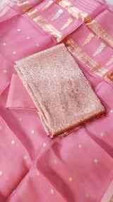 Handloom Pure Tussar Silk Suit Set