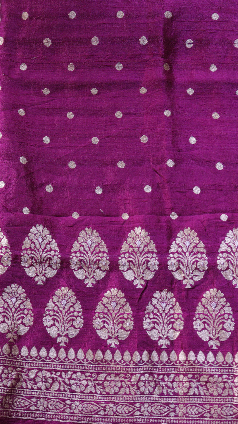 Handloom Pure Tussar Silk Suit Set