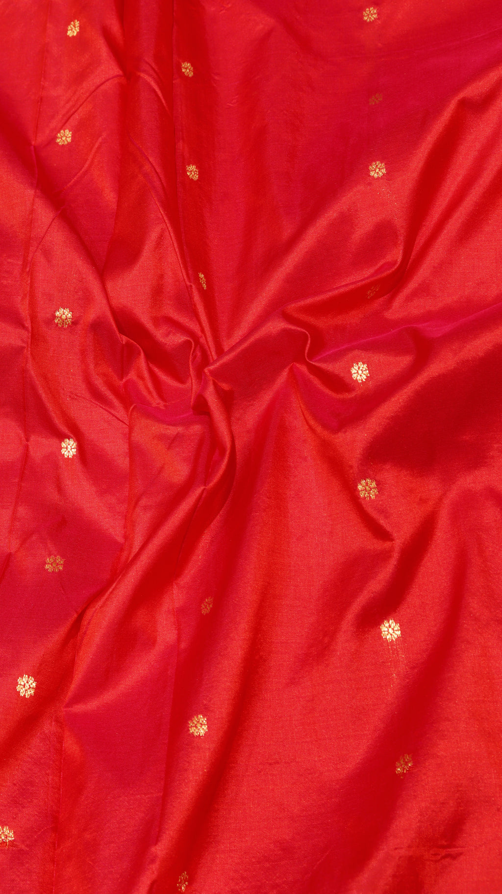 Red Pure Katan Silk Handloom Saree