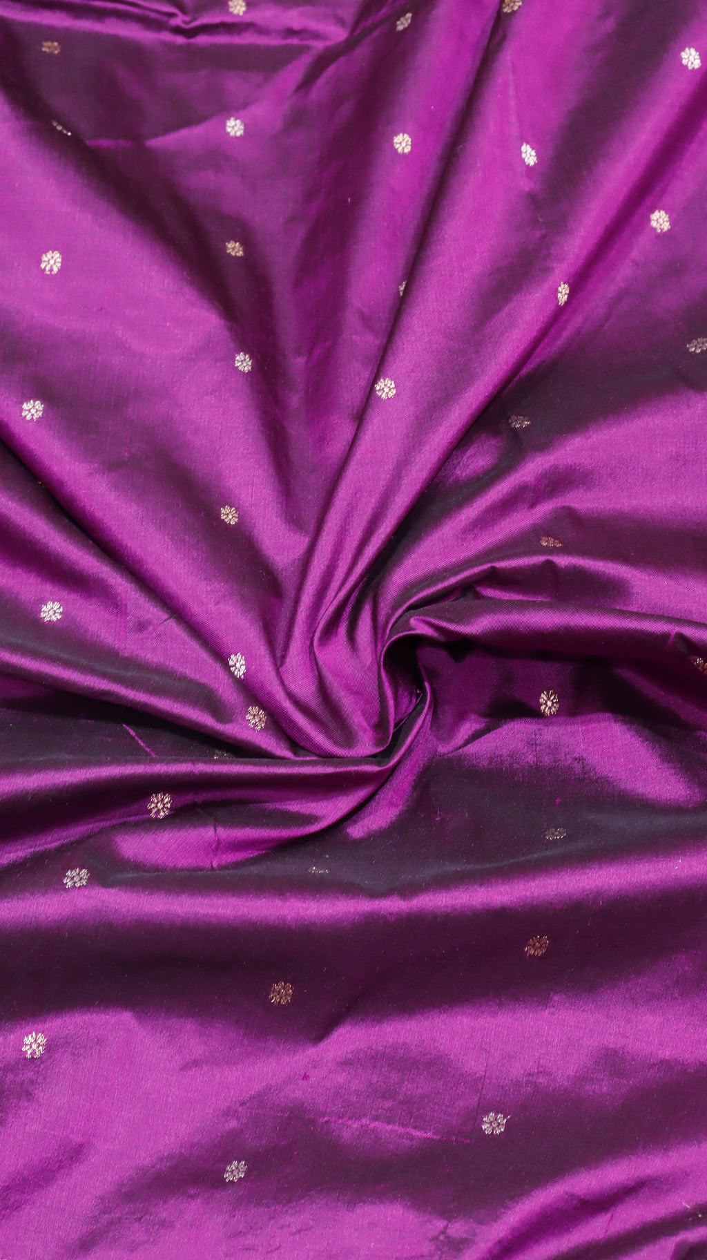 Wine Purple Pure Katan Silk Handloom Saree