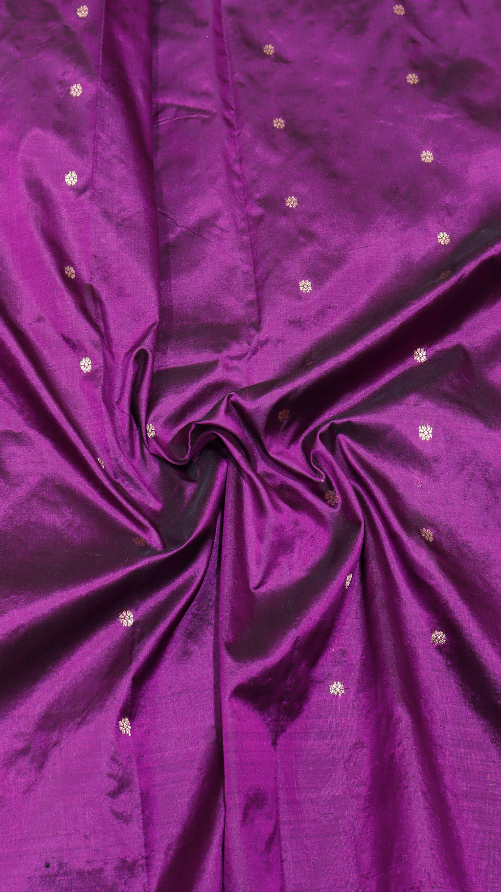 Wine Purple Pure Katan Silk Handloom Saree