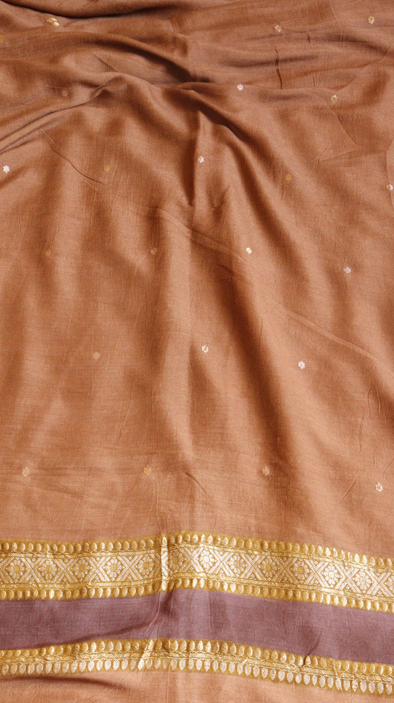 Handloom Pure Tussar Silk Suit Set