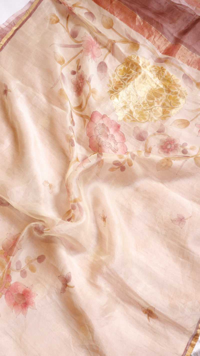 Handloom Pure Tussar Silk Suit Set