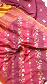 Handloom Pure Tussar Silk Suit Set