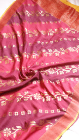 Handloom Pure Tussar Silk Suit Set