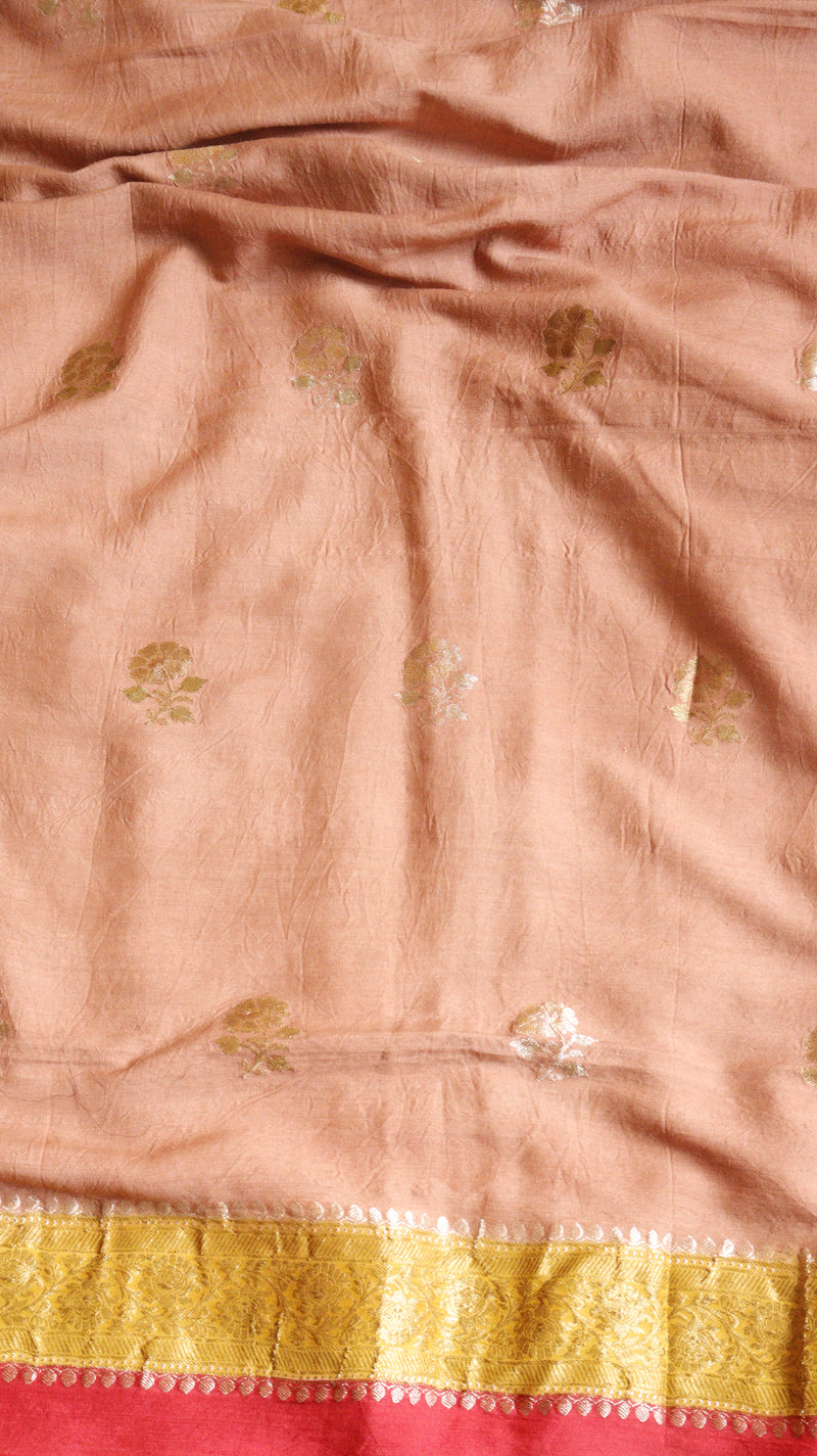 Handloom Pure Tussar Silk Suit Set