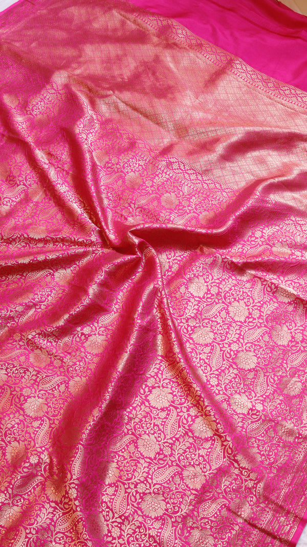 Brocade Pure Soft Katan Silk Saree