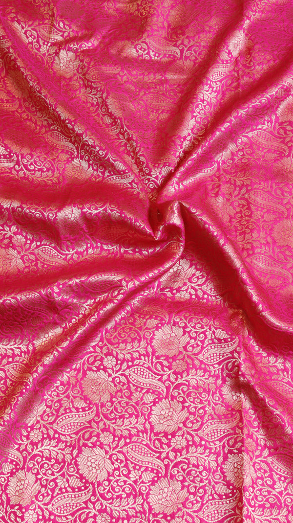 Brocade Pure Soft Katan Silk Saree