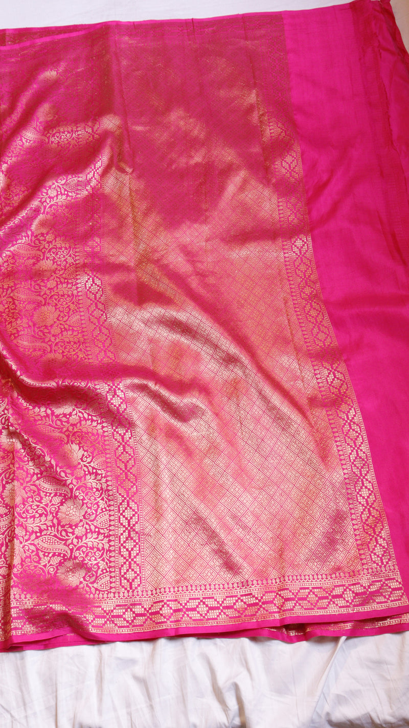 Brocade Pure Soft Katan Silk Saree