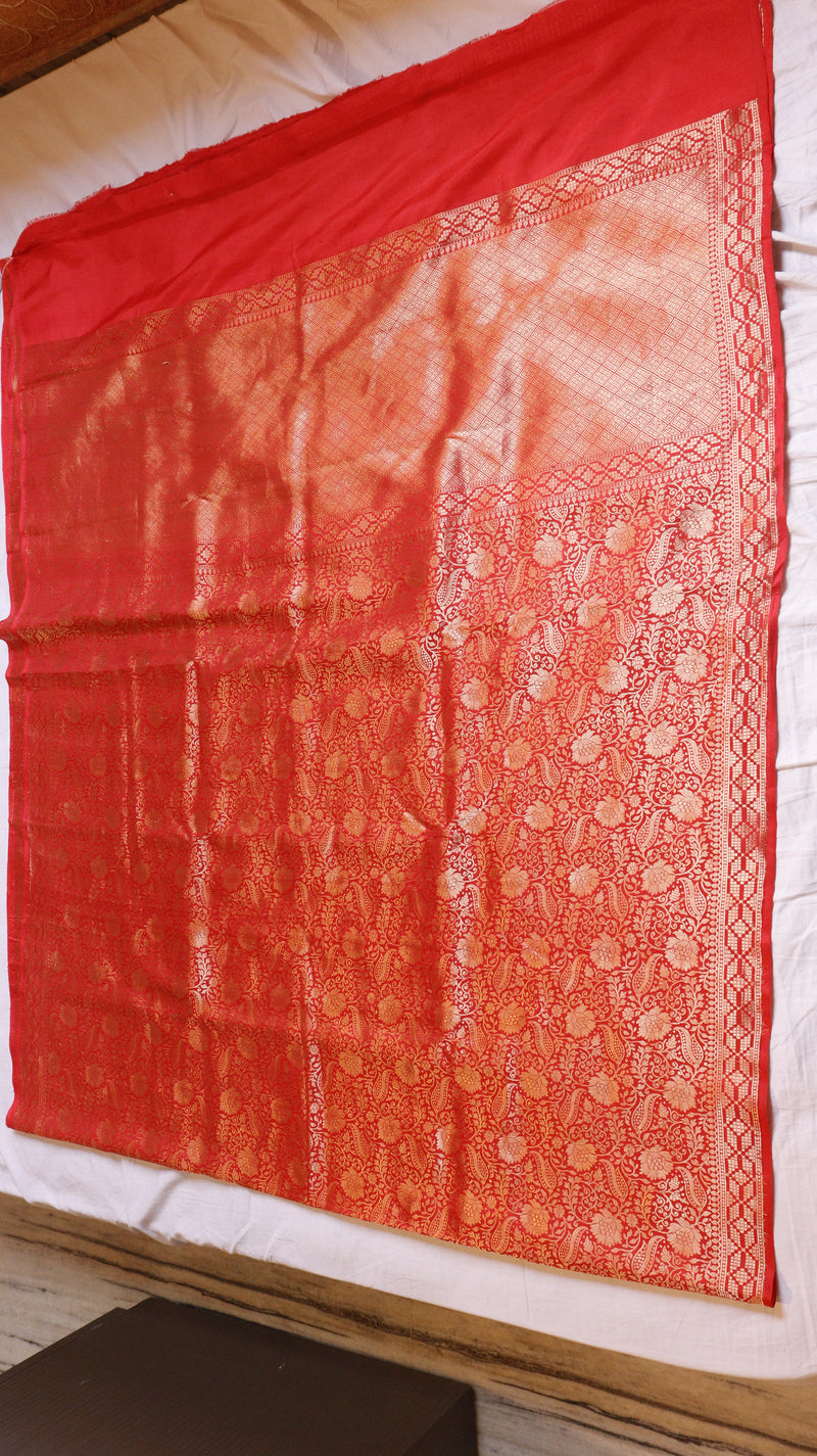Brocade Pure Soft Katan Silk Saree