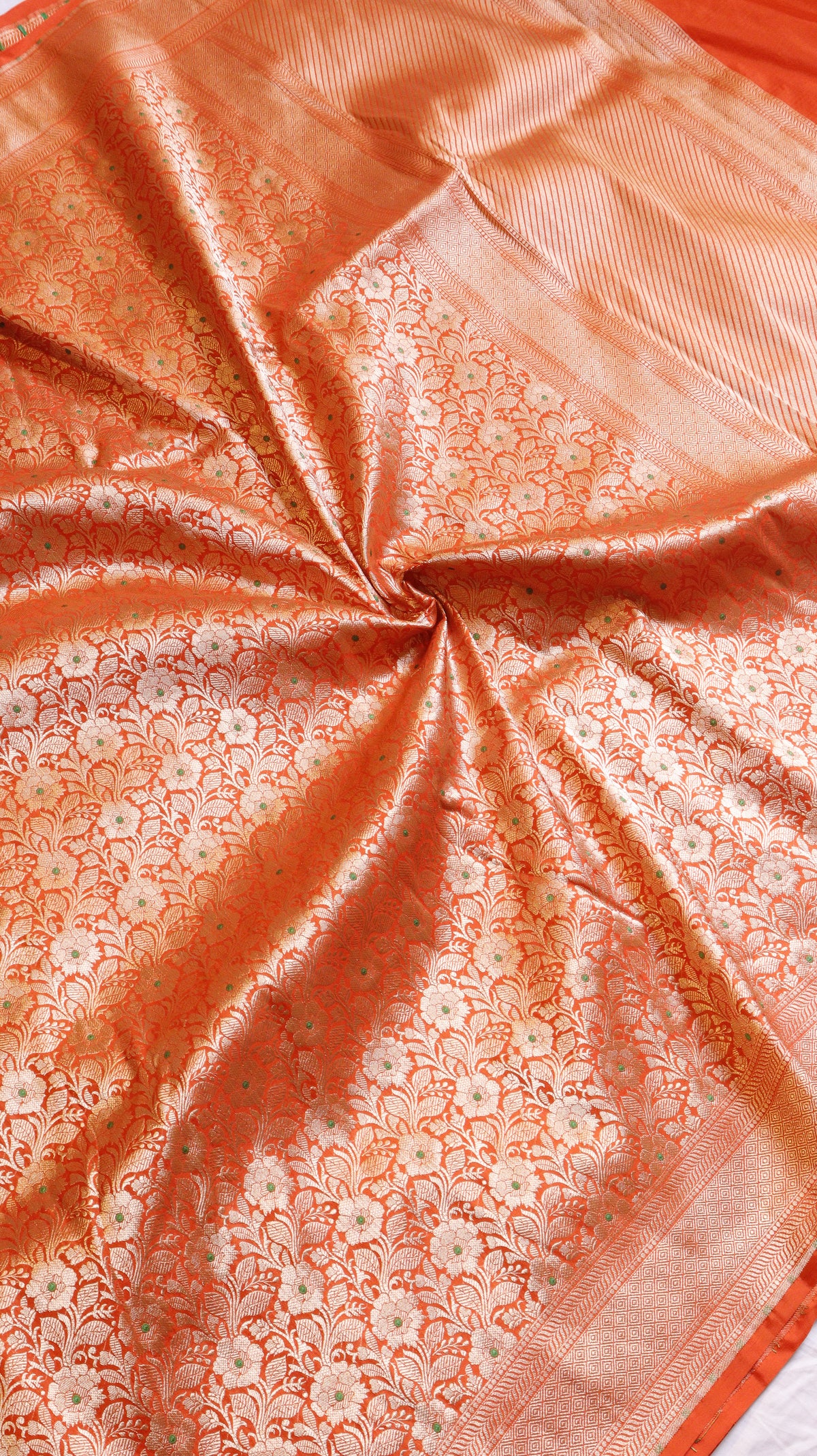 Brocade Pure Katan Silk Saree
