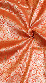 Brocade Pure Katan Silk Saree