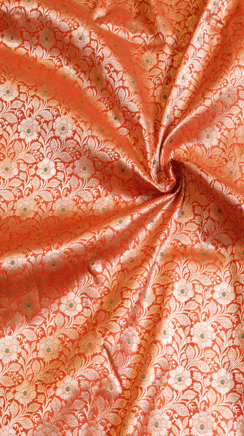 Brocade Pure Katan Silk Saree