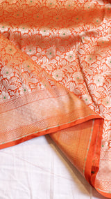 Brocade Pure Katan Silk Saree