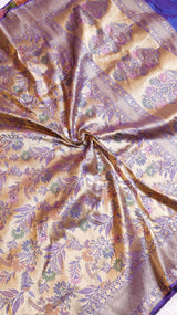 Handloom Pure Katan Silk Gadzameen Saree