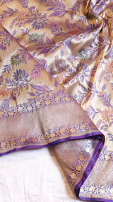 Handloom Pure Katan Silk Gadzameen Saree