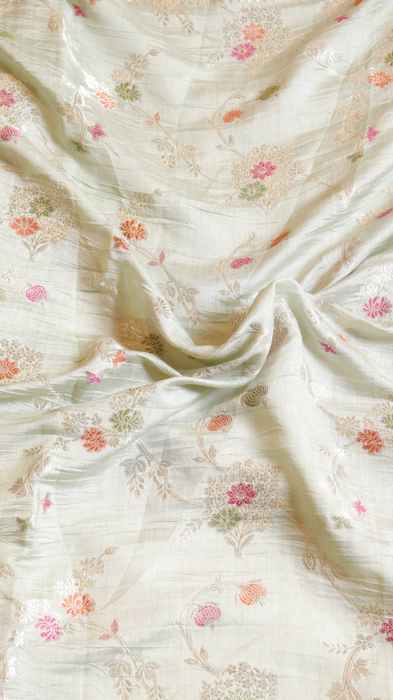 Pure Chiniya Silk Saree