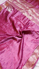 Pure Chiniya Silk Saree
