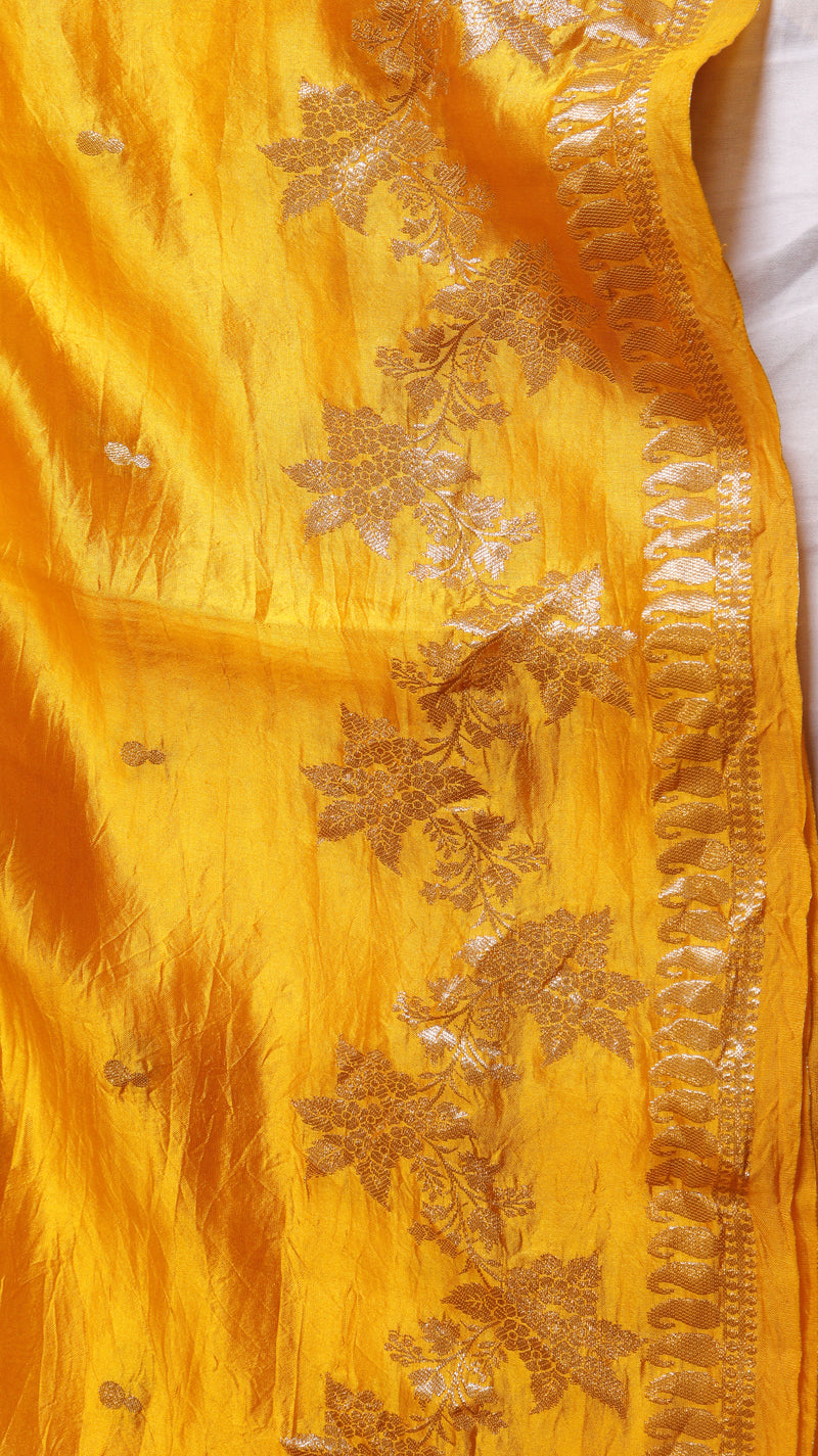 Pure Chiniya Silk Saree