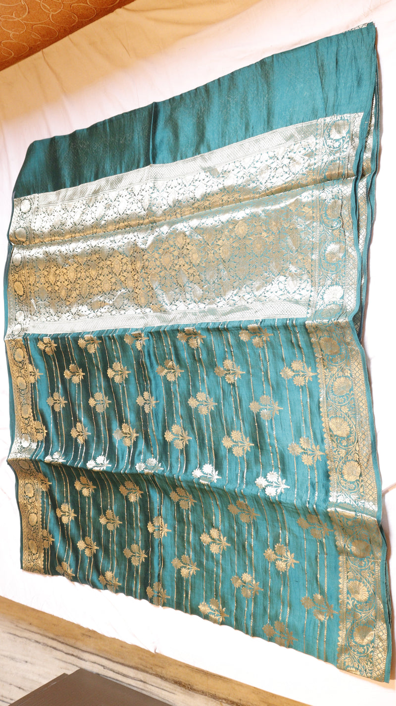 Pure Chiniya Silk Saree