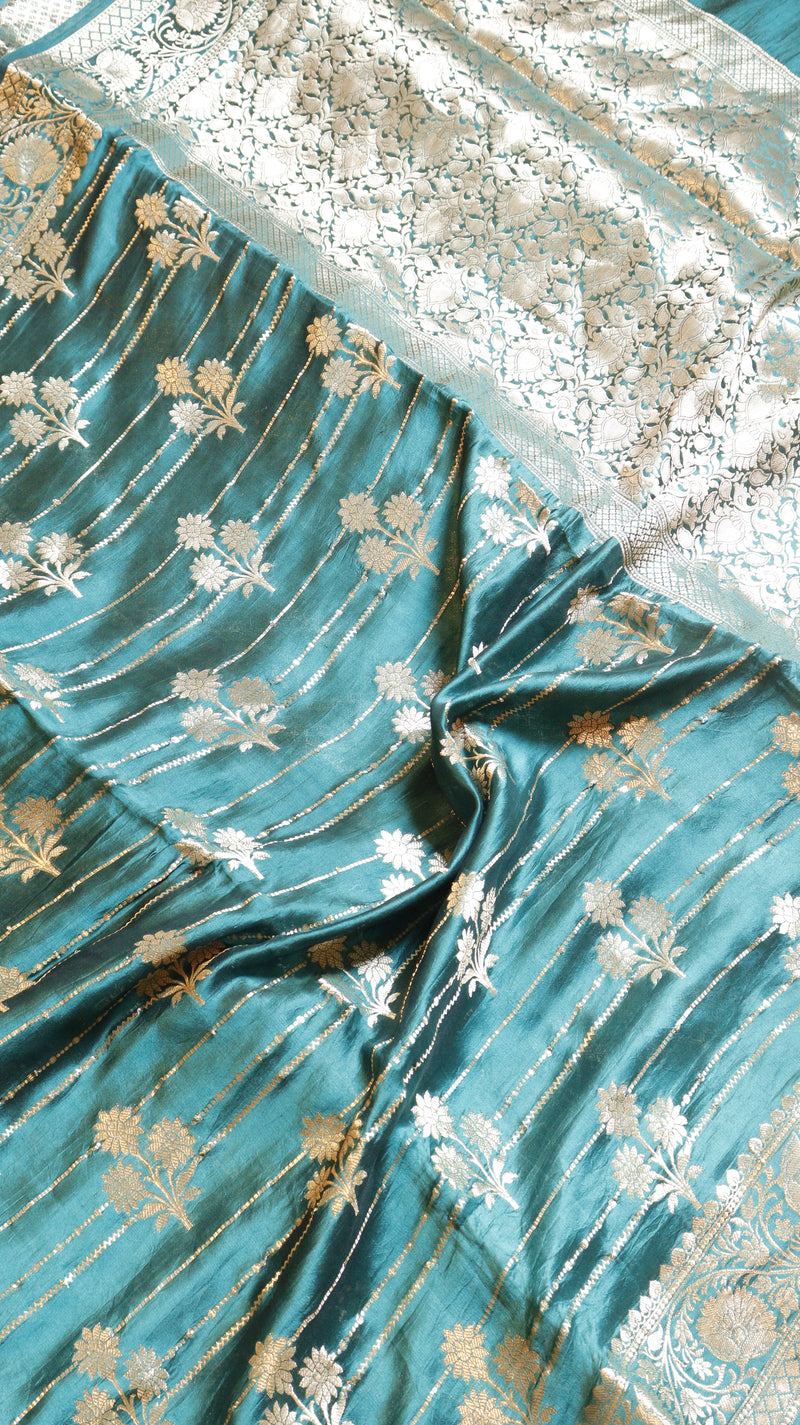 Pure Chiniya Silk Saree