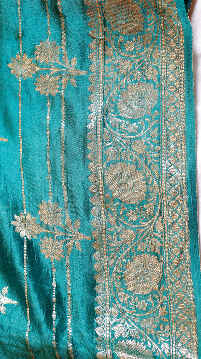 Pure Chiniya Silk Saree