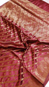 Pure Chiniya Silk Saree