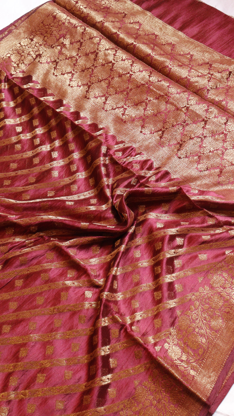 Pure Chiniya Silk Saree