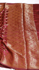 Pure Chiniya Silk Saree