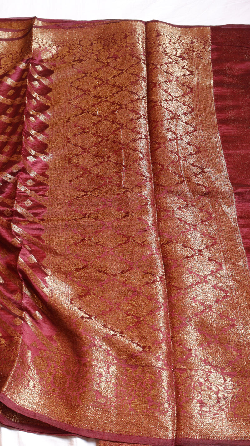 Pure Chiniya Silk Saree