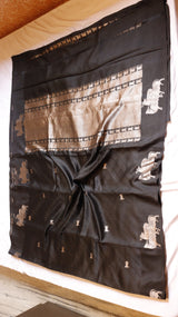 Raw Mango Kadwa Buta Pure Katan Silk Saree