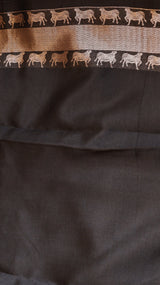 Raw Mango Kadwa Buta Pure Katan Silk Saree