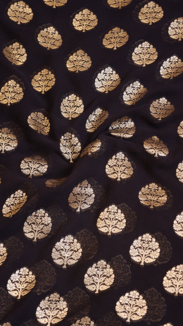 Handloom Pure Khaddi Georgette Saree