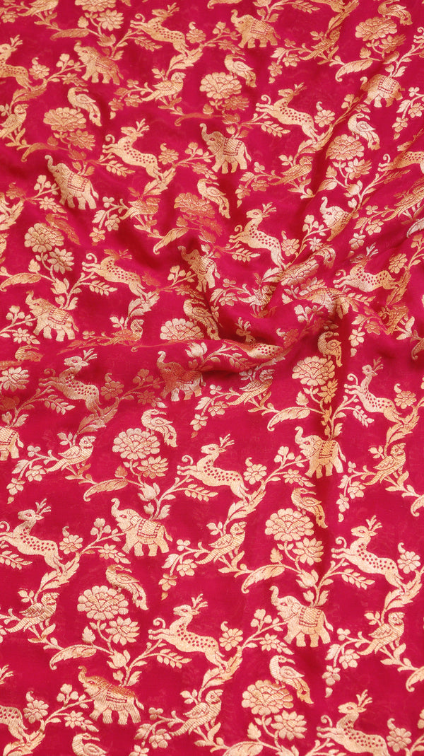 Handloom Pure Khaddi Georgette Saree