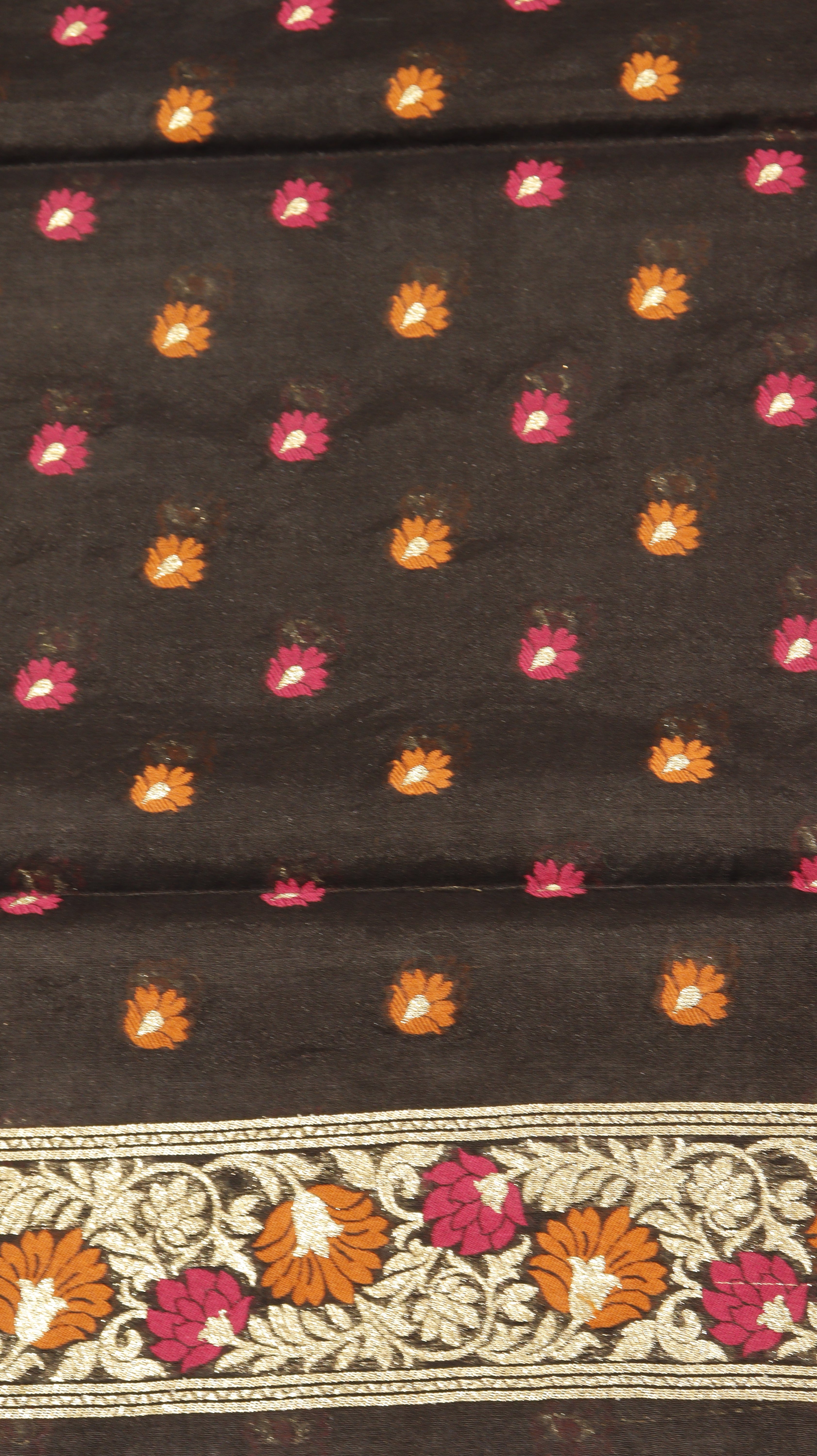 Black Cotton Chanderi Handloom Suit Set