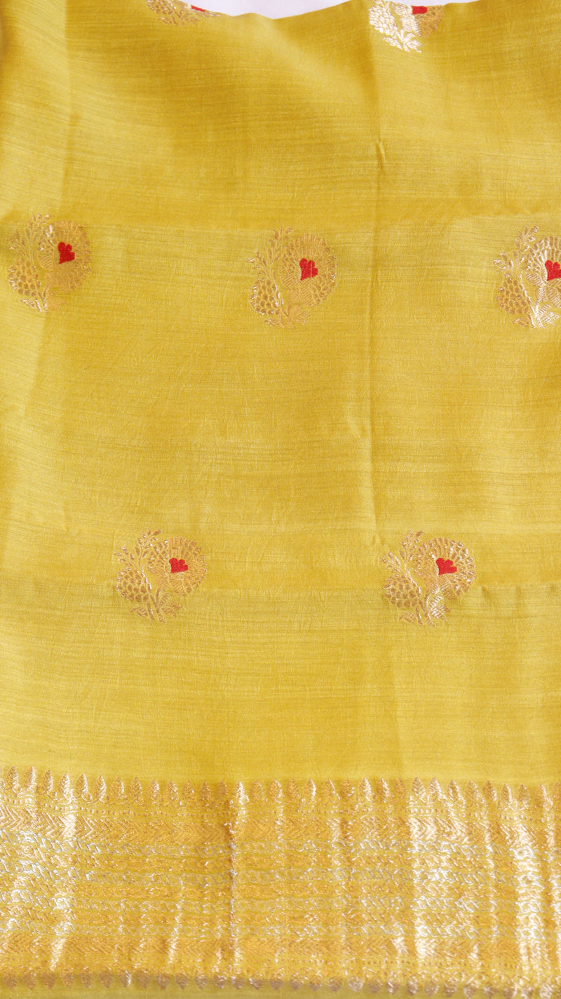 Handloom Pure Tussar Silk Suit Set