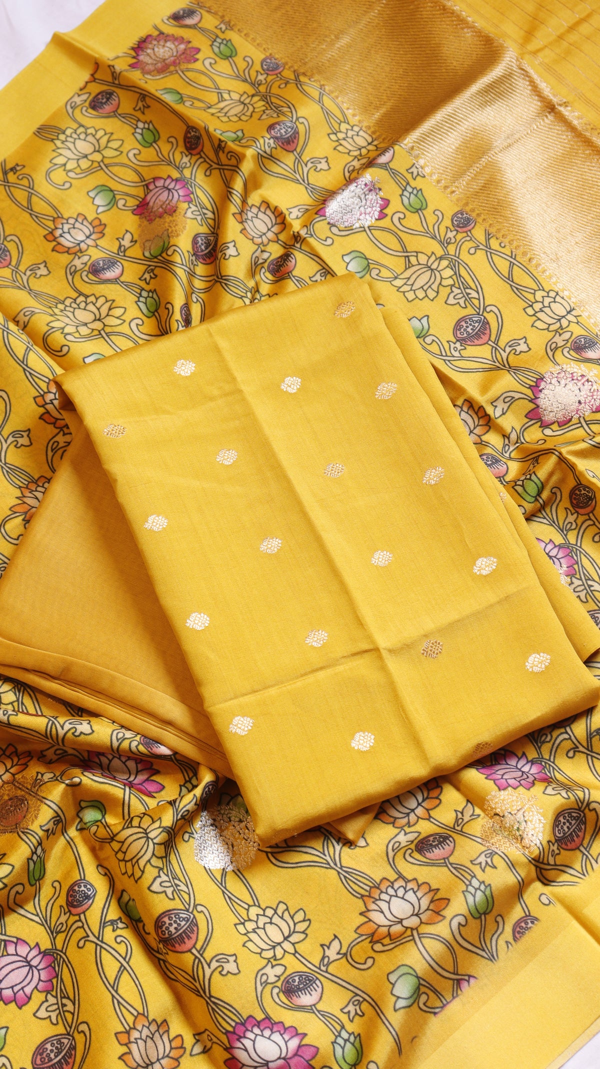 Handloom Pure Tussar Silk Suit Set