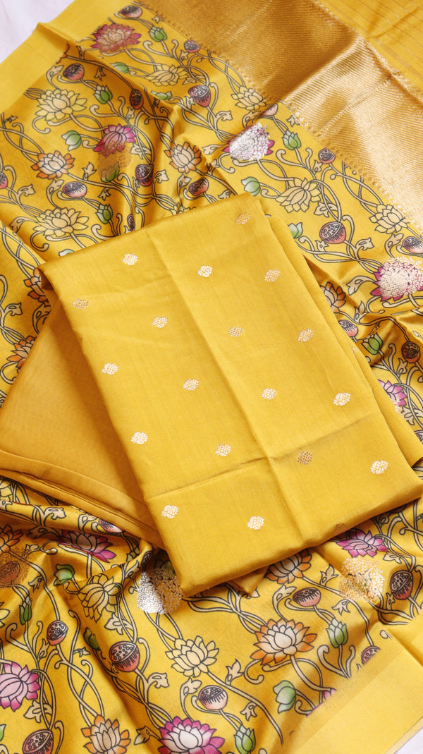 Handloom Pure Tussar Silk Suit Set