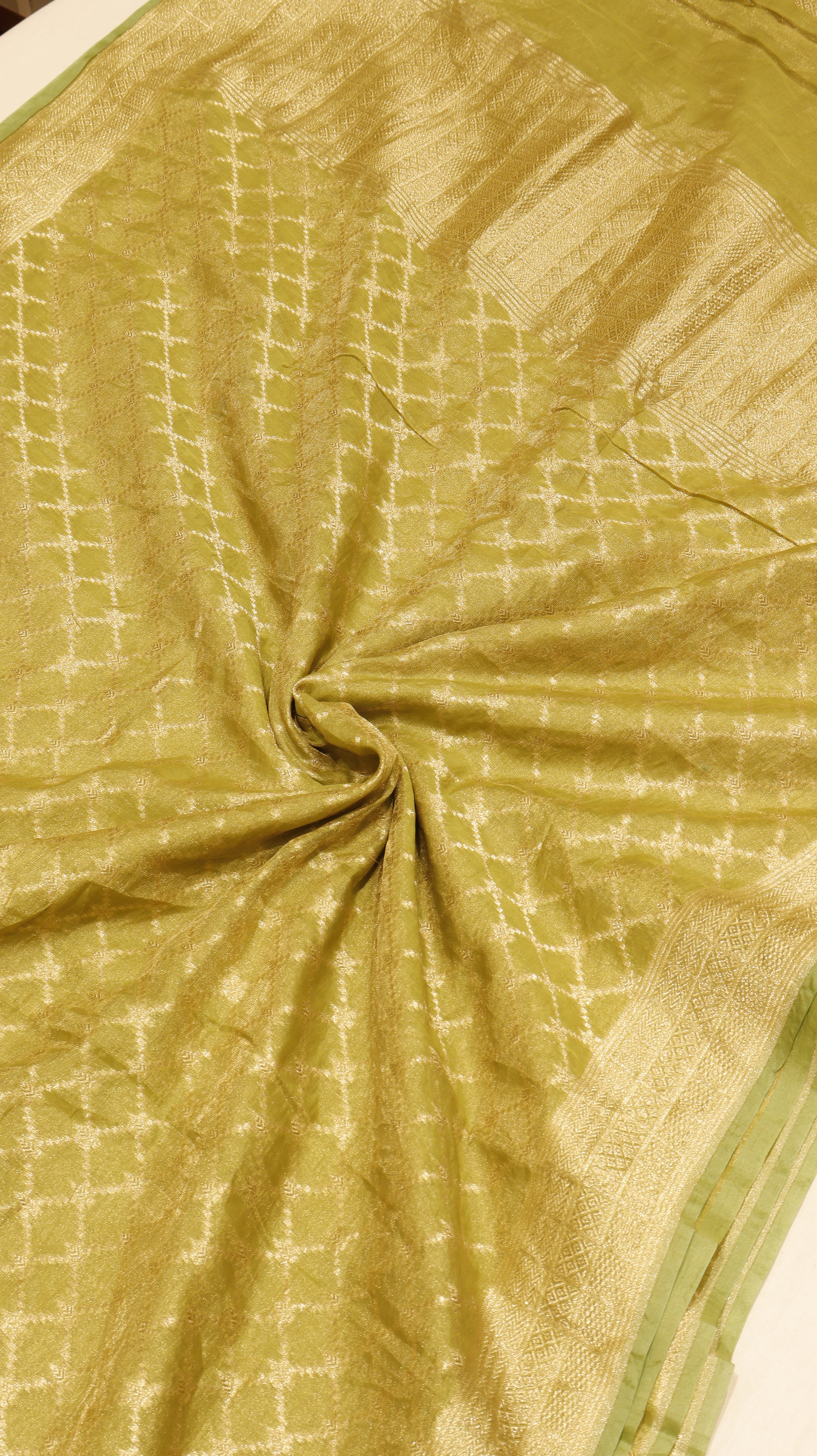 Pure Khaddi Tissue Silk Handloom Suit Set