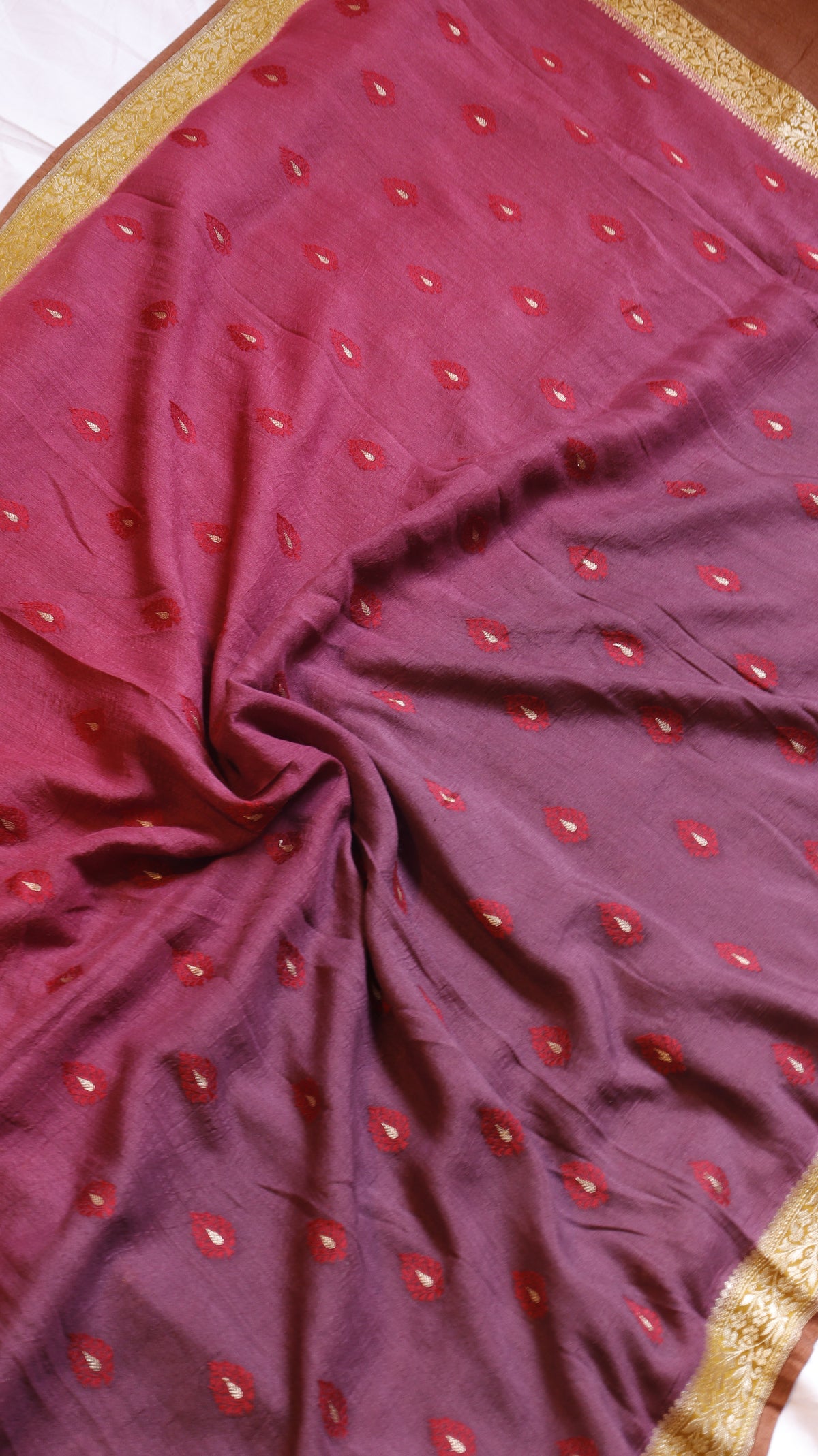 Handloom Pure Moonga Silk Suit Set